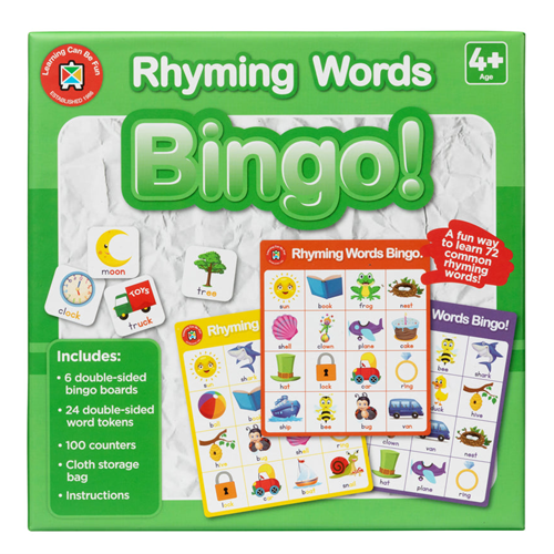 Rhyming Words Bingo